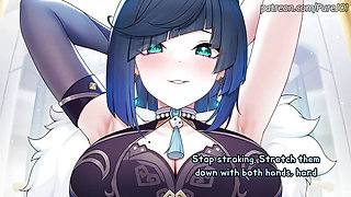 Short Ver. Destroy your filthy balls with Yelan (CBT JOI)