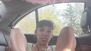 Playing with This Pussy in the Church Parking Lot