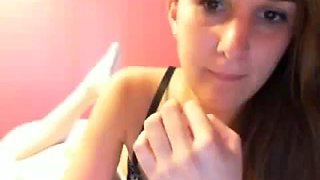 Cute Teen With Dildo Bating her shaved pussy: Solo, Masturbation  Webcam Porn