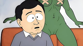 Slut She-hulk Gets Fucked on the First Date. Cartoon