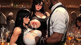 Big Titty Tifa Runs the Best Damn Milk Bar in Town