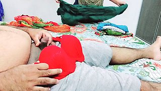 Desi Mom Catches Stepson Masturbating On Her Bra Panty Than Helping Him To Cum With Clear Hindi Voice Romantic