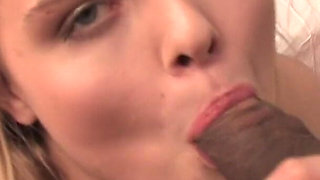 Lanny could barely take the huge monster black cock that was thrust into her asshole