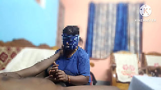 Bhabhi and devar rough caressing and exchanging each other body for a pleasure