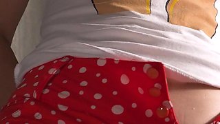 Real Homemade Amateur Cameltoe Tease in Very Tight Shorts