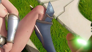 3D Blonde Fantasy Lux Lol Fuck and Facial