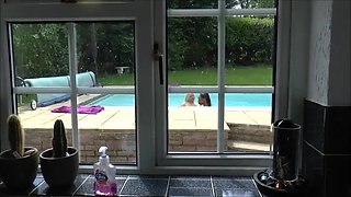 UK Lez Pool Sex