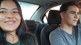 My girlfriend gets very horny on the way home