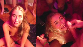 Lilly Phillips in 40 Man Bukkake Gangbang