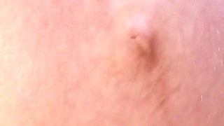 Pregnant Blonde Nikola Reveals Her Big Natural Tits And Massages Her Belly With Lotion