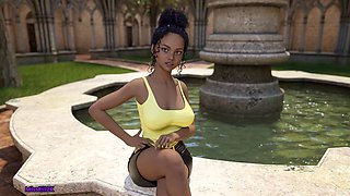 Steamy uncensored anime hentai with big monsters and summer vibes