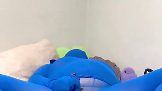 Blue Encased Orgasm
