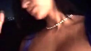 Glamour babe with big boobs masturbates in lingerie