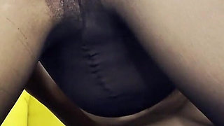 Queefing in Black Pantyhose