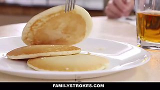 Familystrokes - instructing my stepsis (Alex Blake) to smoke & fuck