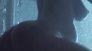 Pregnant Widowmaker Getting Her Tight Purple Pussy Fucked From Behind & Creampied