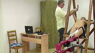 Nancy Spanking Machine - Pussy Whipping