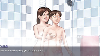 Bathroom mai hi chod dala chod chod kar pura lada andar dal diya  or pura lal kar dali chut summertime saga game