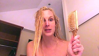 Horny Mature Blonde Solo