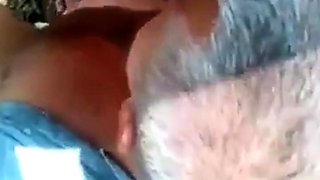 Mature Gay Bear Blowjob in the Woods