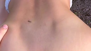 Horny blonde wife crystal fucked hardcore in pov