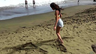 Swinger Outdoor Beach Gang bang Public Sex Part Ii