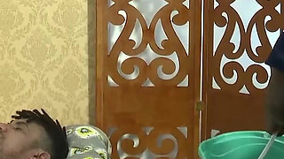 Boss Fucked His Maid in the Couple's Bed