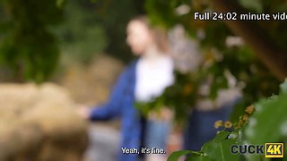 Hot American wife and cuckold husband watch as Woods & Cucks get down and dirty in interracial action