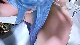 Threesome Megabyte Goddess with Bigtits - 3D Animation Hentai