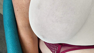 Mrs Mature Feet have some ''Me Time'' with one of her small favourite toys