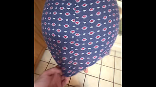 PAWG Gets Bent Over in the Kitchen Wearing a Sundress by a Perfect Cock