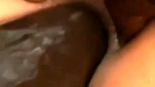 Hard fucked blonde hottie by a black monster cock