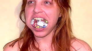 Newspaper Gag POV - Stuffing, Slapping, Taking Out