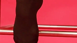 Clogs & Opaque Tights - Footplay Contrast