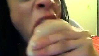 Black Girl Squirts on Webcam with Sex Toy