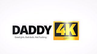 DADDY4K. Beauty with black hair has affair with BFs dad