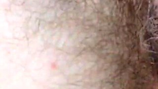 Hot Redhead Masturbates Her Hairy Pussy to Squirt and Moan