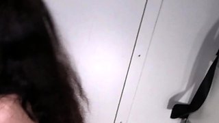 Petite bj glory hole teen facialized