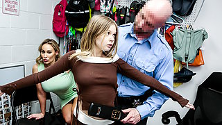 Officers big penis hammering petite and a curvaceous mommy