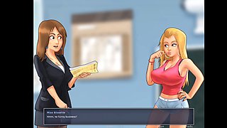 Jenny's big nips in summertime saga gameplay