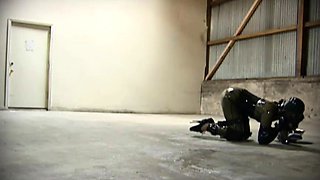 Extreme fetish latex play