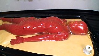 gentle fetish anal actions with latex and bdsm