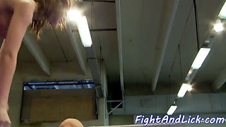 Redhead orally pleasing european dyke