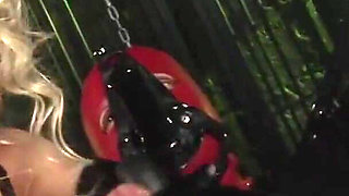Sex slave w/ cock ring is denied pussy