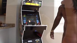 Having private fuck in arcade room with bbc is pure taboo satisfaction