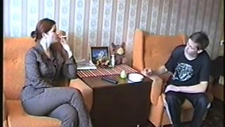 Russian stepmom: Blowjob, Amateur  Homemade Porn