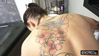 He Watches His Stepmother Take a Shower