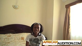 Arousing black Shanice nailed from the back