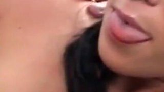 Brunette girl with big tits is always excited to fuck her boyfriend's hard cock