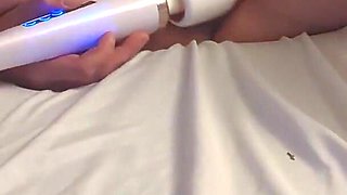 4K Solo Close up Masturbating with a Wand and Cumming Multiple Times - Richelle Rose